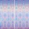 6.4 ft x 6.5 ft Metallic Tinsel Foil Fringe Curtains,Pack of 2 Party Streamer Backdrop for Mermaid Birthday Party Decorations(Neon Blue)